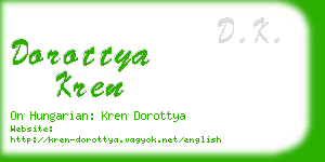 dorottya kren business card